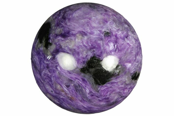 Polished Purple Charoite Sphere - Siberia #179561